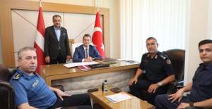 Kaymakam Öztürk’ten Letonya Fahri Konsolosu Şaşmaz'a Ziyaret