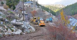 Çamlıca Daloğlu Mevkii 5,5 Kilometre Asfalta Hazırlanıyor