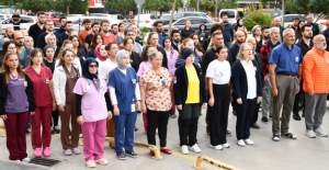 Sağlık Çalışanlarından Ata’ya Vefa Anması