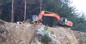 Akçatı Yolu Çalışma Nedeniyle Trafiğe Kapatıldı