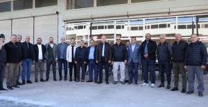 Başkan Özçelik’ten Kestel Yeni Sanayi Sitesi’nde İnceleme