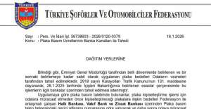 Alanya Şoförler Odası Plaka Basımında Yeni Sistemi Duyurdu