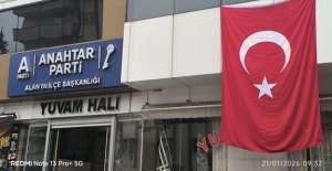 Anahtar Parti Alanya İlçe Başkanı Abdullah Akkuş Bayrak Olayına Sert Tepki Gösterdi