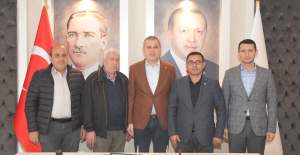 Tahir Göktepe’den AK Parti’ye Ziyaret: Üreticinin Sulama Sorunu Masaya Yatırıldı